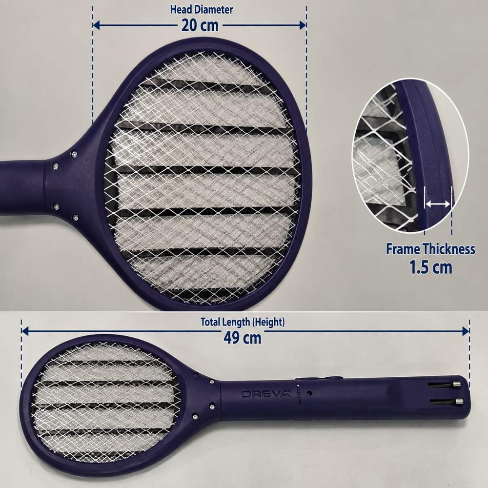 OREVA ORMR-107 Mosquito Racket Rechargeable Electrical  mosquito Racket