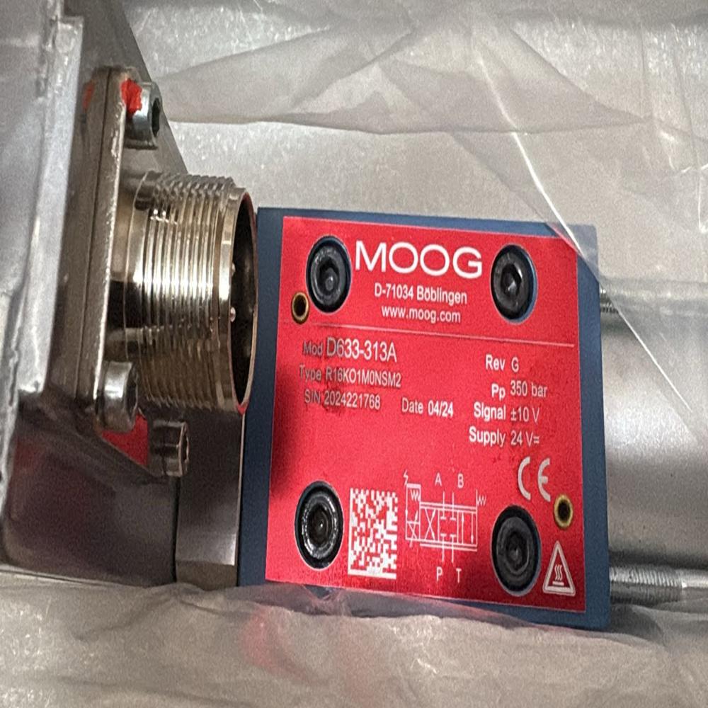 Moog Hydraulic Servo Valve D633-313A - Body Material: High Grade Steel