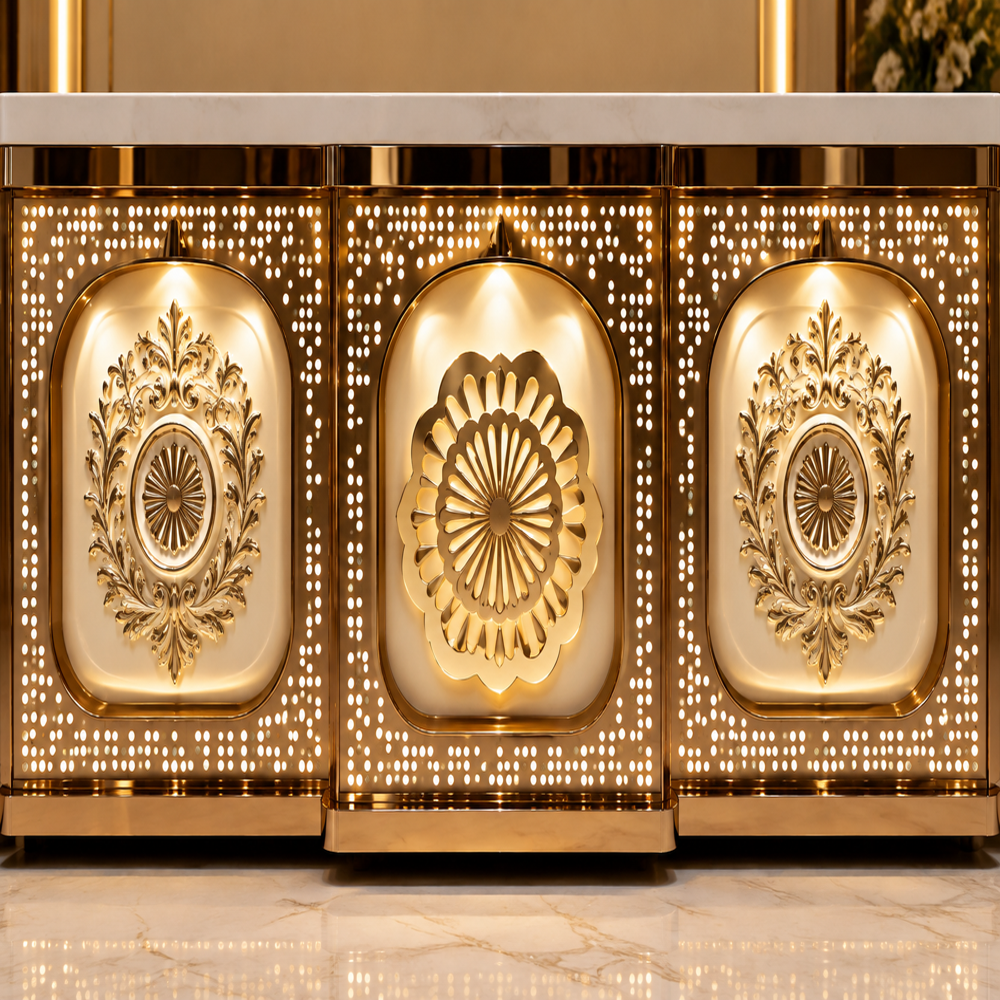 Designer Hotel Buffet Serving Counter