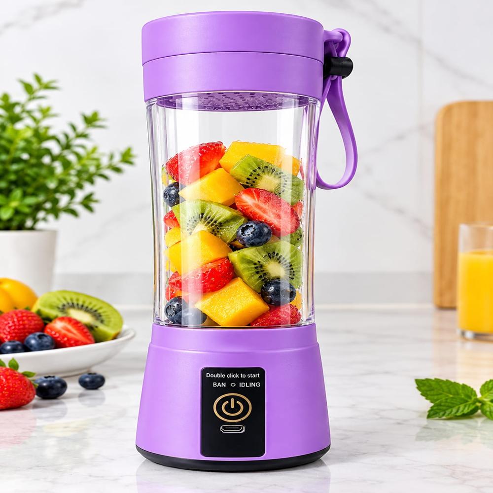 Portable Rechargeable Juicer Blender, Electric Fruit Mixer & Smoothie Maker - Application: Juice