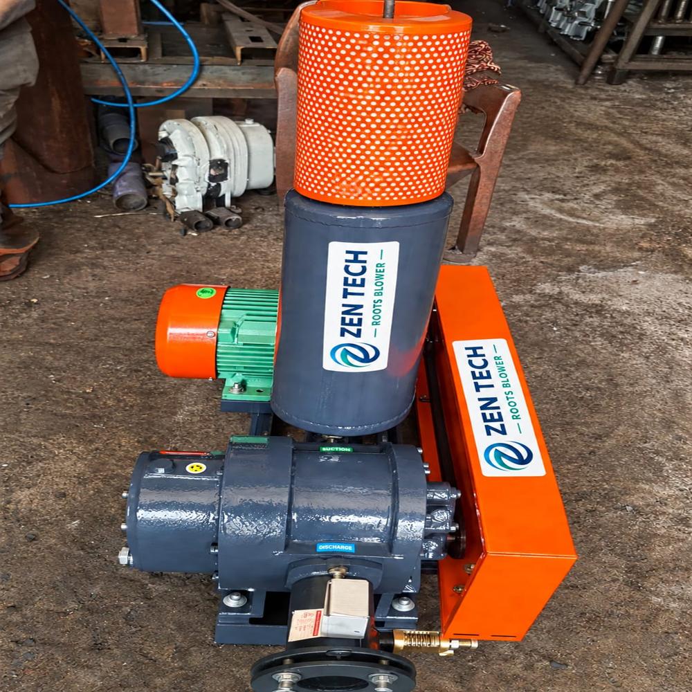 7 5 HP Industrial Air Cooled Roots Blower