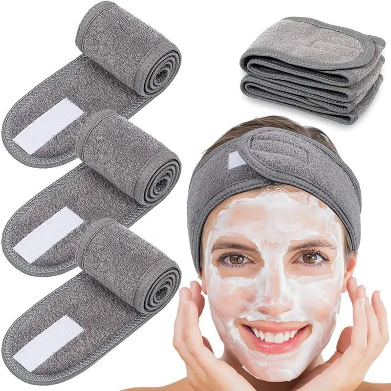 Adjustable Microfiber Facial Headband