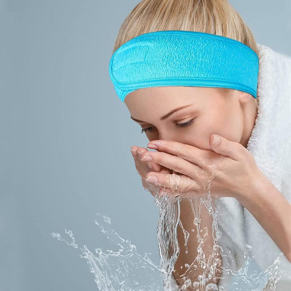 Adjustable Microfiber Facial Headband