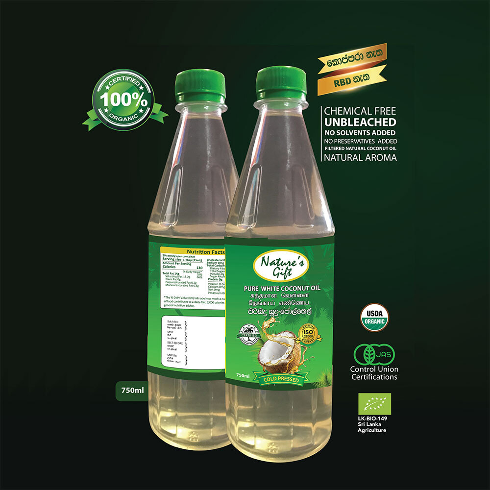 Pure White Coconut Oil 750 ml