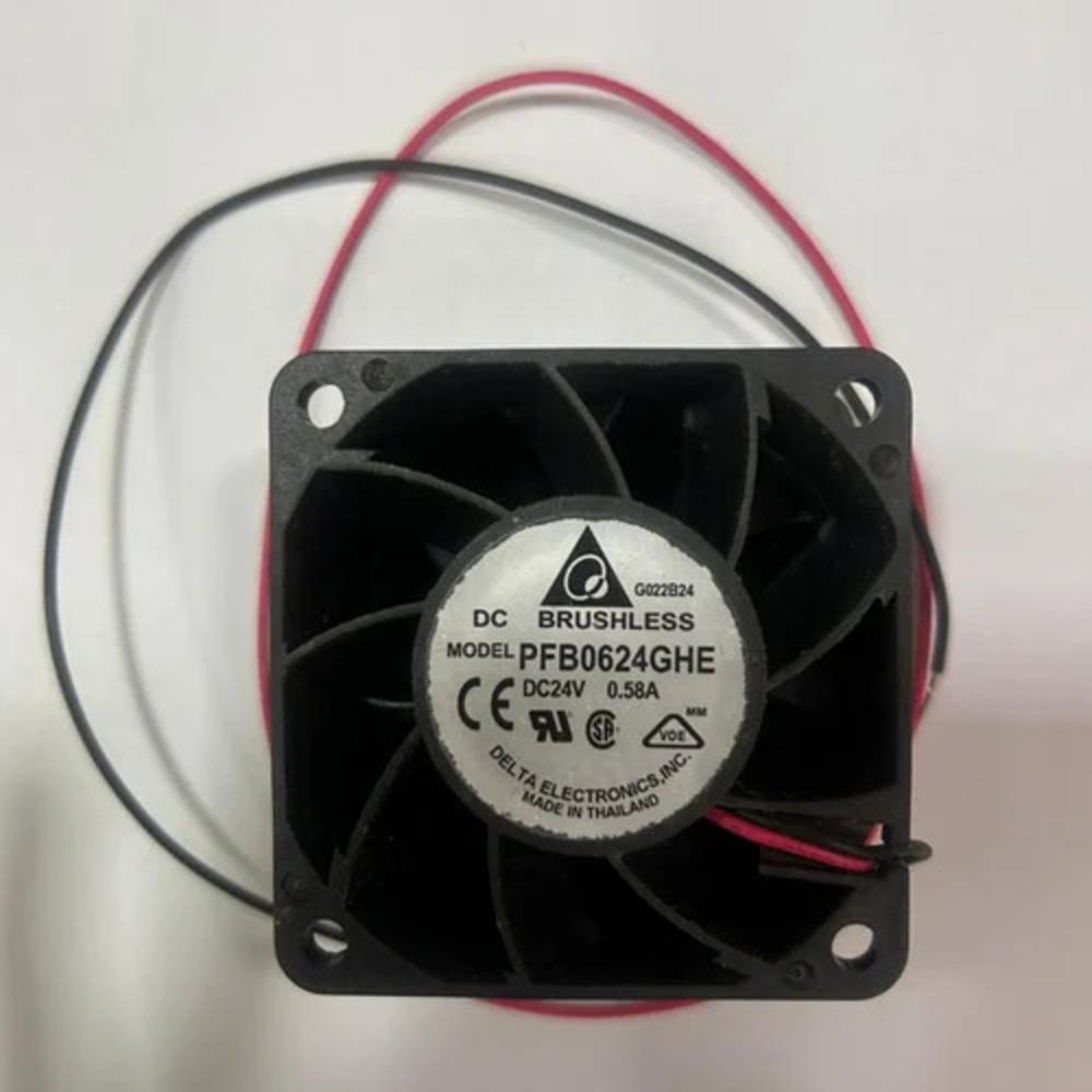 Delta Pfb0624Ghe 24V Dc 0.58A 6025Mm Ball Bearing Industrial Axial Cooling Fan - Blade Material: Plastic
