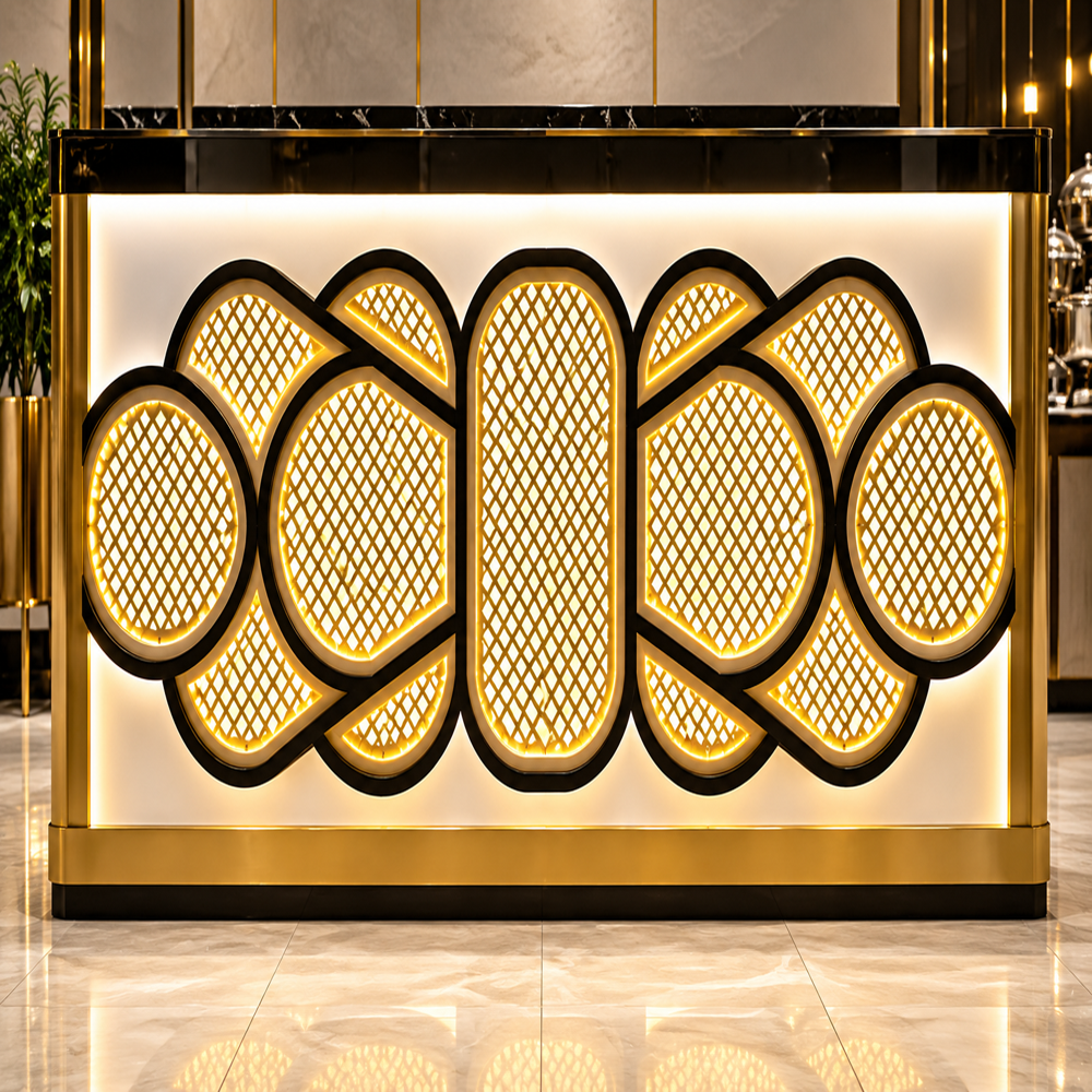 Stainless Steel Banquet Food Display Counter - Capacity: 35 Kg