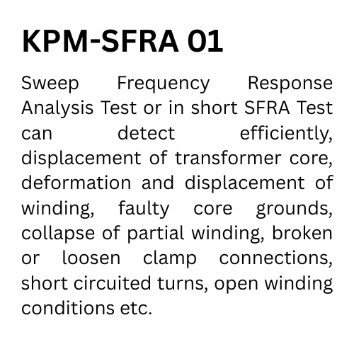 KPM -SFRA Plus Sweep Frequency Response Analyzer And Short Circuit Impedance Tester