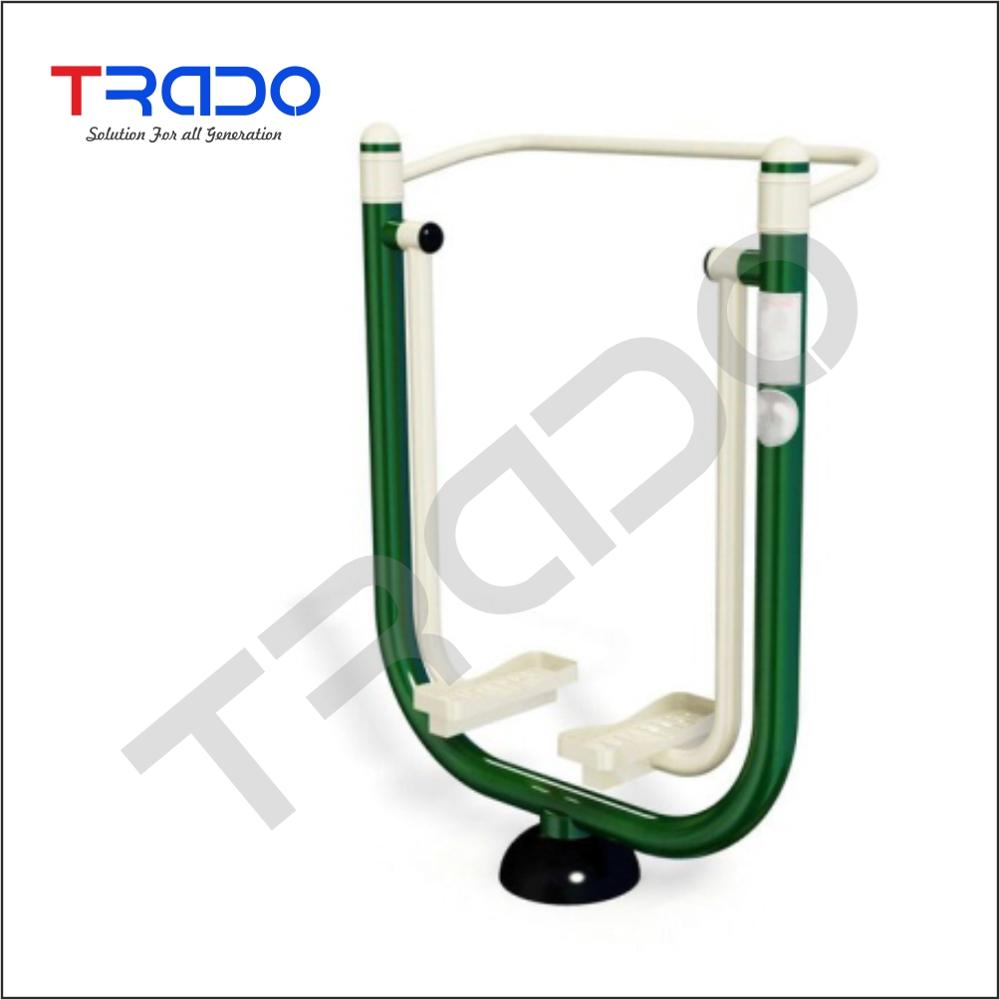 Outdoor Air Walker - Gi Material, 76 Mm Tube, Green Yellow | Manual Front Drive, Single User, 100 Kg Capacity