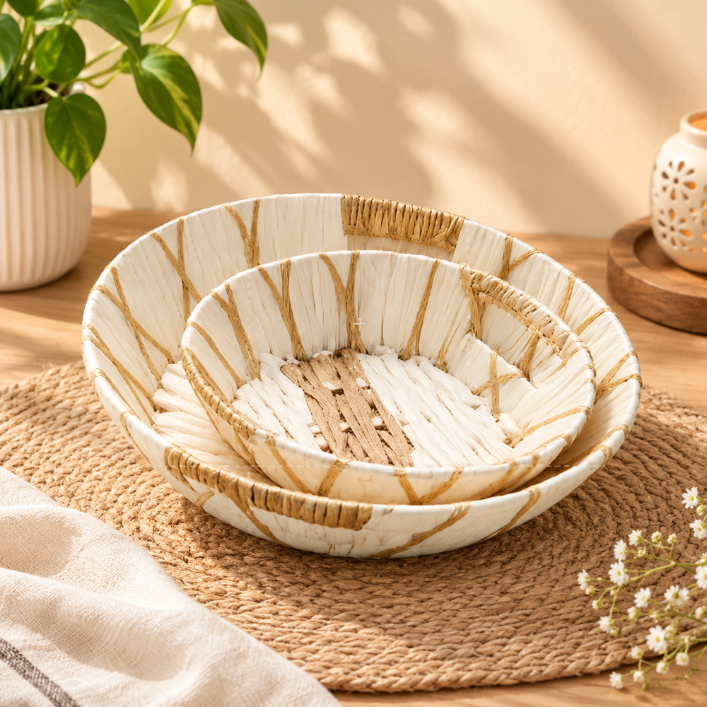 Handmade Raffia Basket