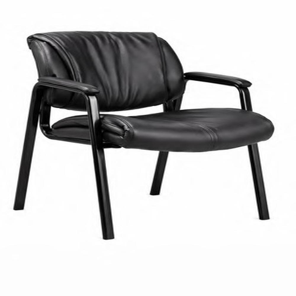 Modern Black Visitor Chair