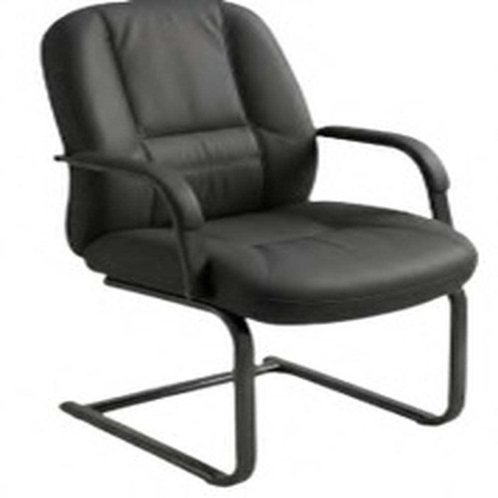 Modern Black Visitor Chair