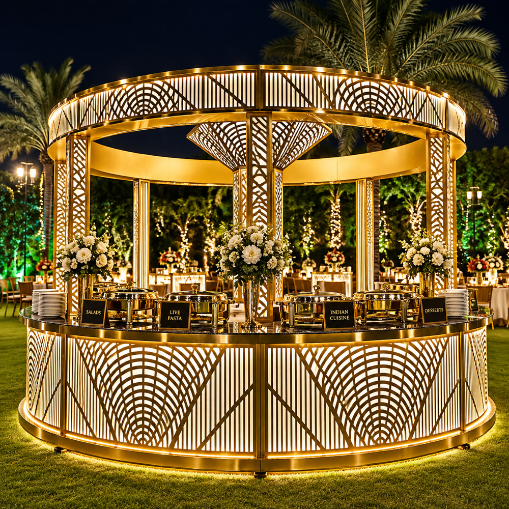 Commercial Wedding Catering Buffet Counter