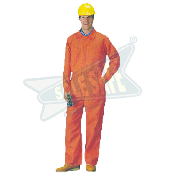 Fire Retardant Suit And Coverall - Polyester, XL Size, Blue/Navy Blue & Orange | Lightweight, Heat Protective, High Thermal Insulation