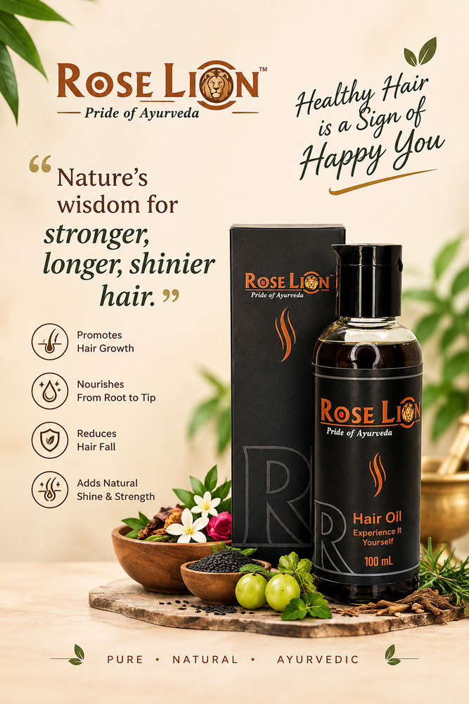 Rose Lion Hair Oil