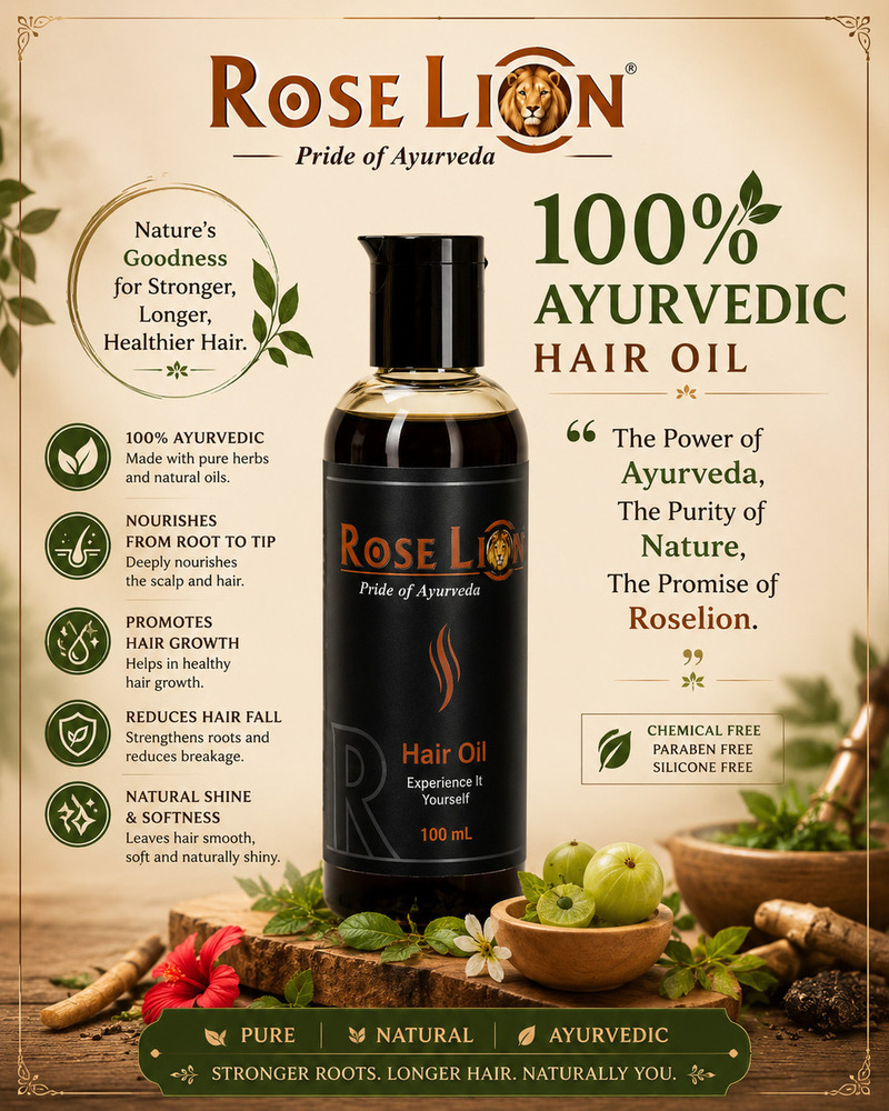 Rose Lion Hair Oil