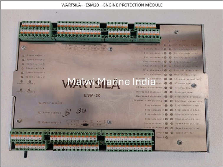 WARTSILA - ESM20 - ENGINE PROTECTION MODULE