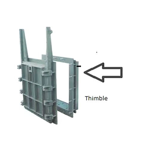 Grey Thimble Mounted Sluice Gates
