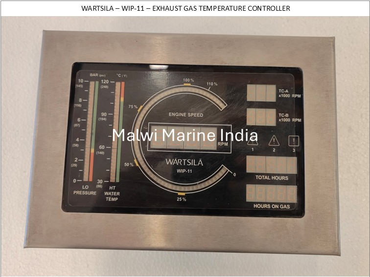 WARTSILA - WIP-11 - EXHAUST GAS TEMPERATURE CONTROLLER