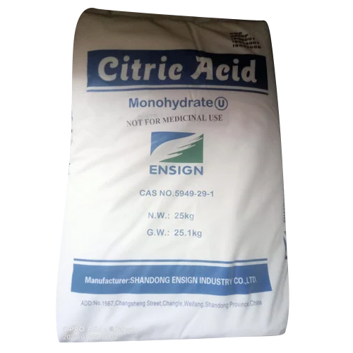 Citric Acid Monohydrate Powder