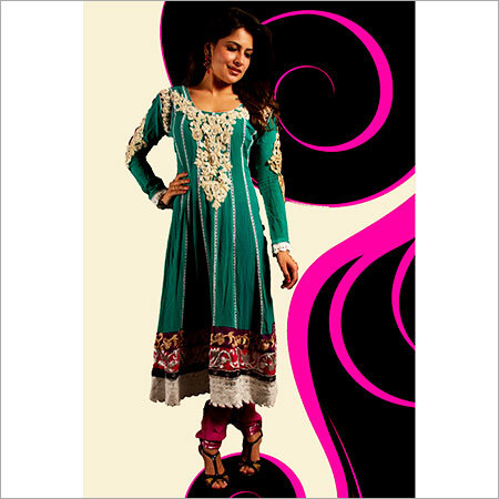 लंबी अनारकली सूट