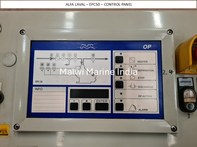 ALFA LAVAL - EPC50 - CONTROL PANEL