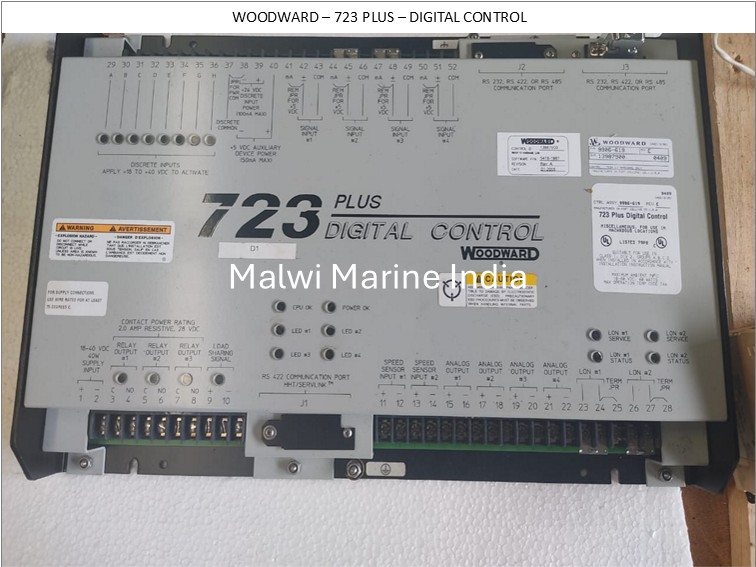 WOODWARD - 723 PLUS - DIGITAL CONTROL