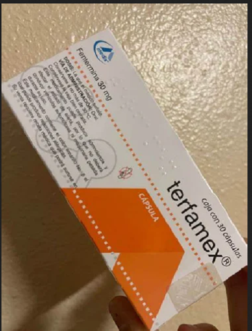 Terfamex Fentermina 30mg Tablets