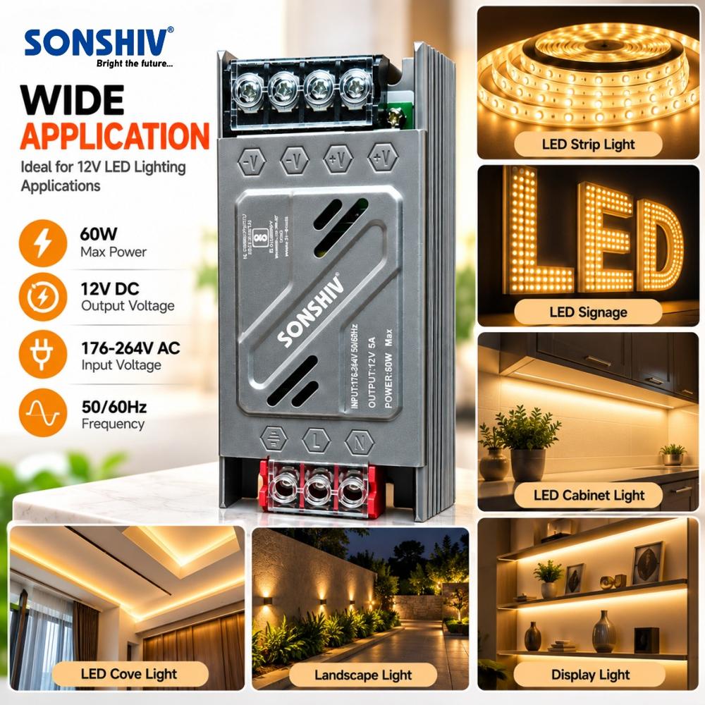 12v 5a Smps Power Supply