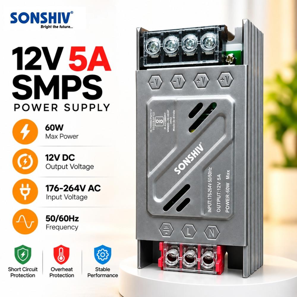 12v 5a Smps Power Supply