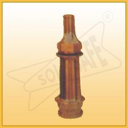 Short Branch Pipe Nozzle - Gun Metal & Aluminium Alloy, 2' Male Instantaneous Inlet Connection, Durable Design for Fire Fighting Applications