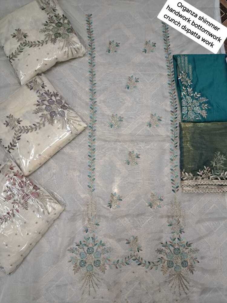 Organza Embroidery Suit Fabric