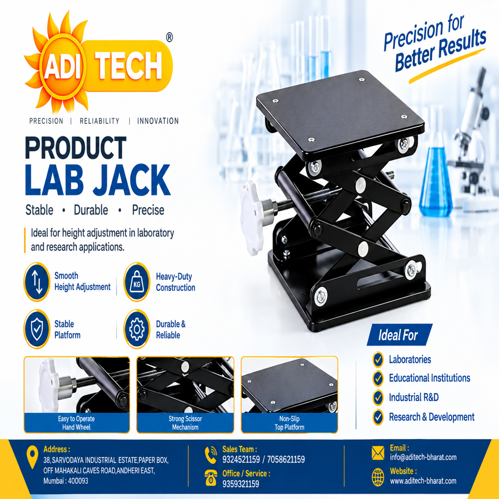 Lab Jack - Color: Black