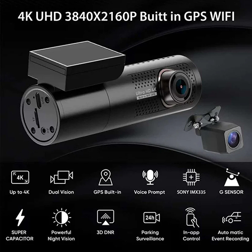 Front USB DVR Recording Camera 2K