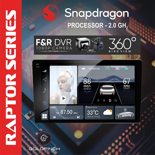 Raptor Series 4+64 Audio Screen
