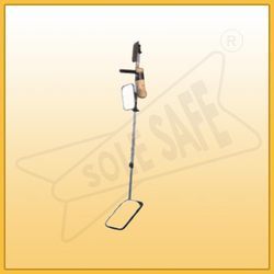 Telescopic Search Mirror - Metal Rod, 9x5 Inch Reflective Convex Mirror | Optional Mirror Attachments, Night Torch Assembly