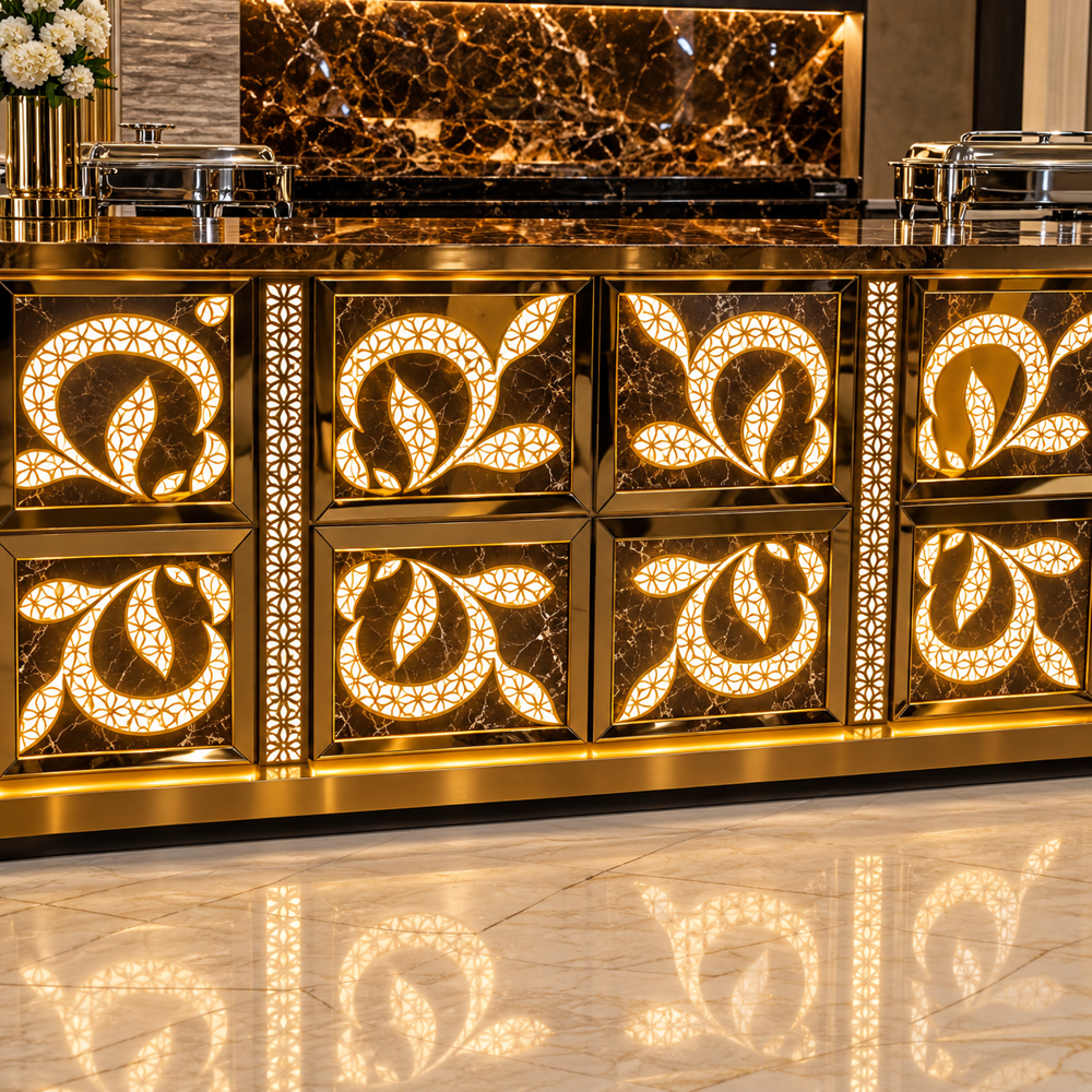 Hotel Event Buffet Presentation Counter - Capacity: 35 Kg