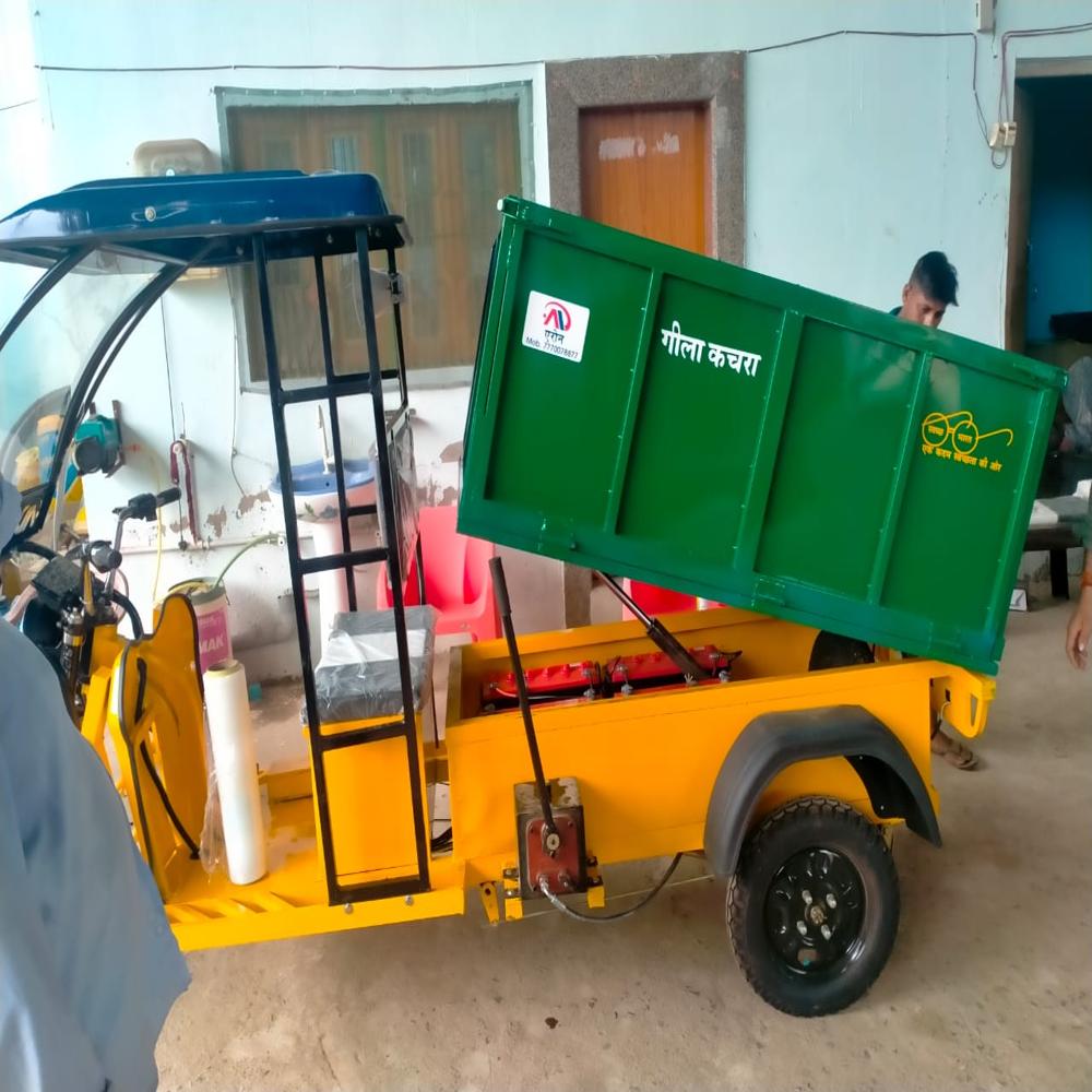 Garbage Rickshaw - Color: Green