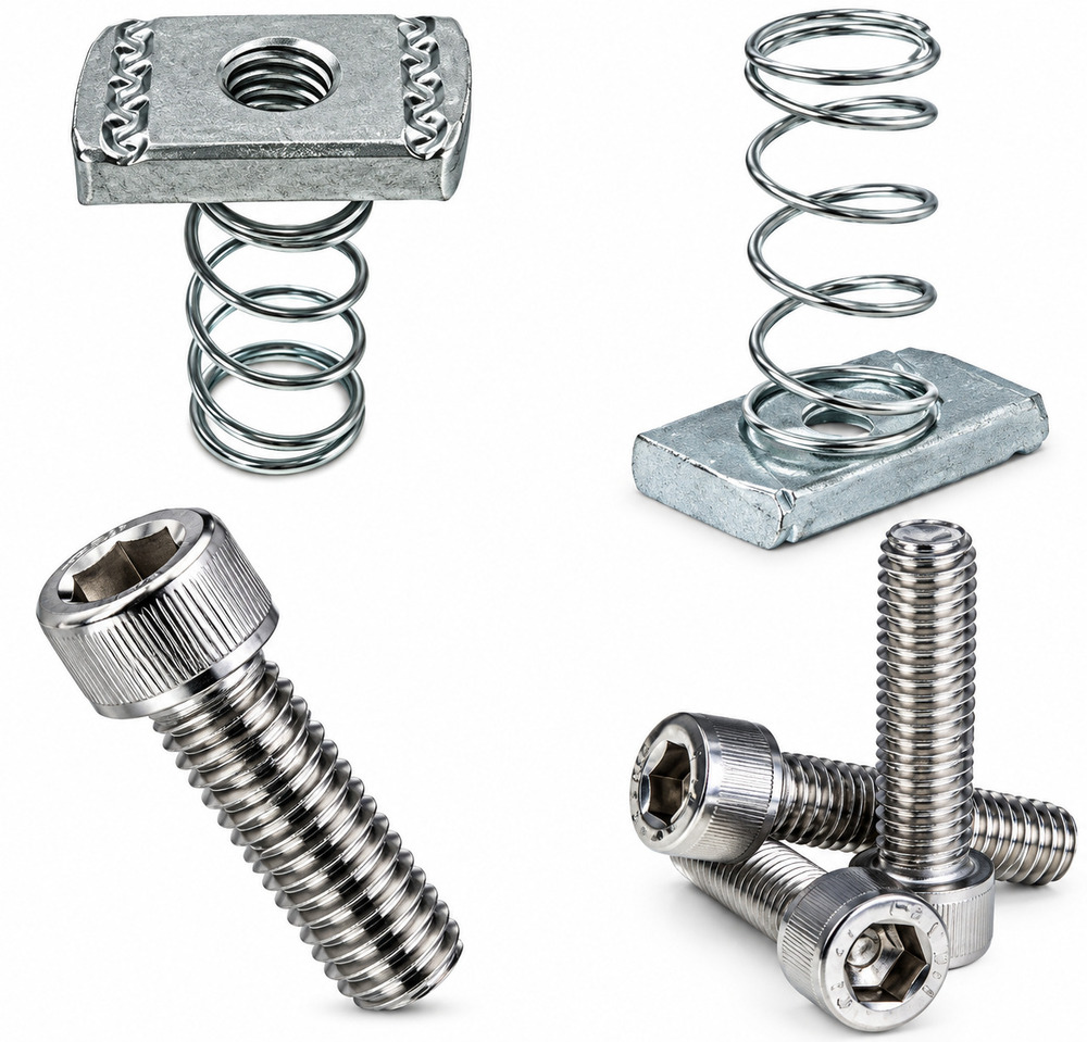 Allen Bolt And Spring Nut
