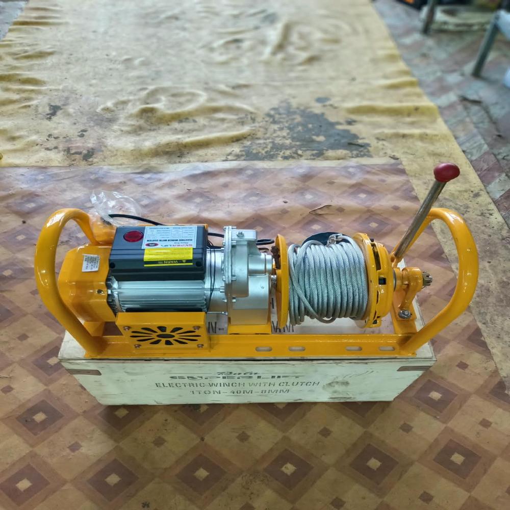 Clutch Winch With Handle 1Ton 40Mtr