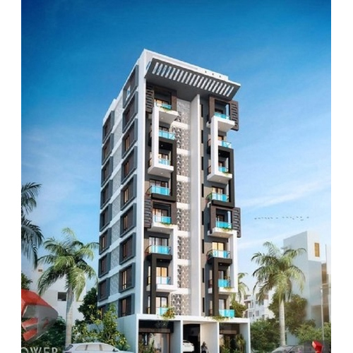 3D Apartment Building Elevation Service