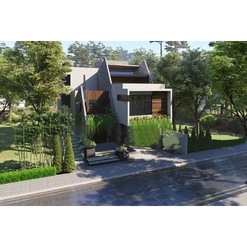 Residential 3D Exterior Designing Service By Dreamz Decor