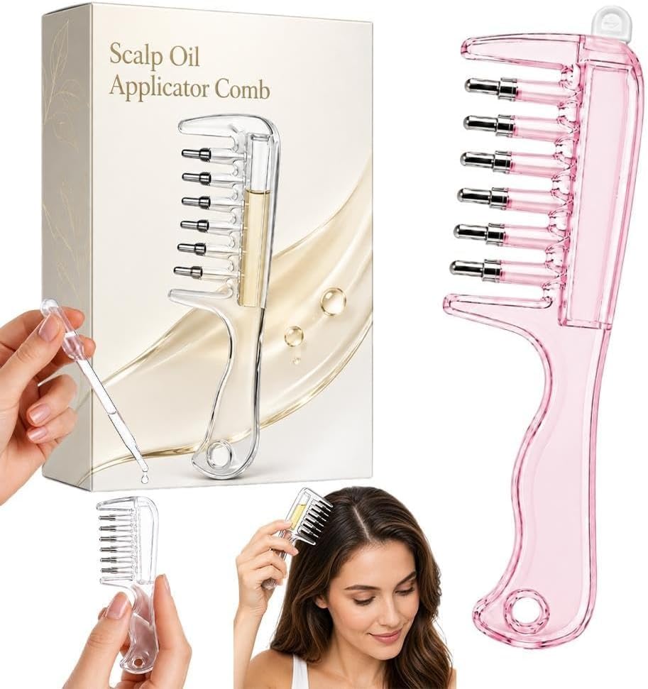 Hair Oil Comb - Color: Multi