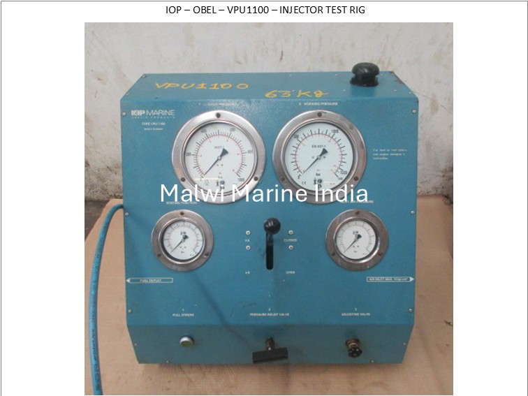 IOP - OBEL - VPU1100 - INJECTOR TEST RIG