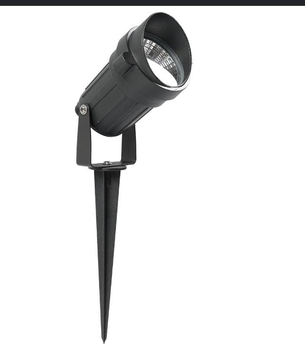 White Garden Spike Light