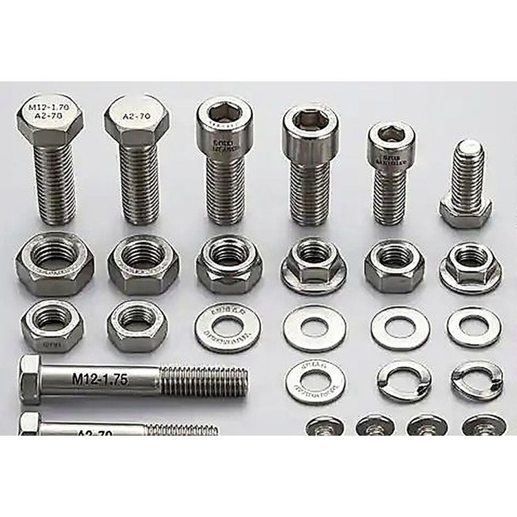 Duplex & Super Duplex Fasteners - Color: Silver