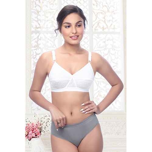 Sweetlock Full Coverage White Bra