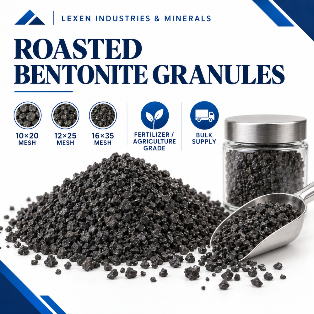 Roasted Bentonite Granules (16-35 Mesh) for Fertilizer