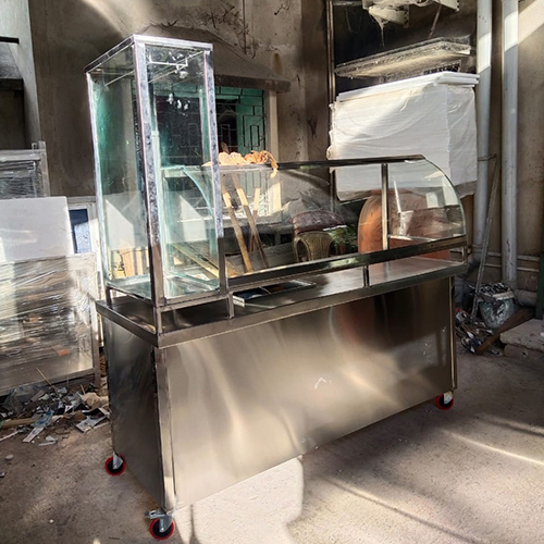 Stainless Steel Roll Display Counter