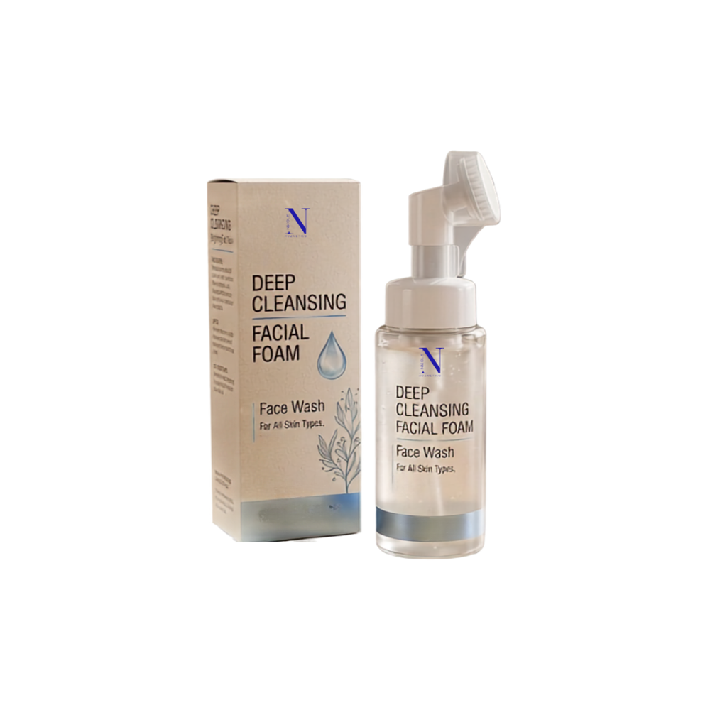 Deep Cleansing Facial Foam Face Wash - Attributes: Smudge Proof