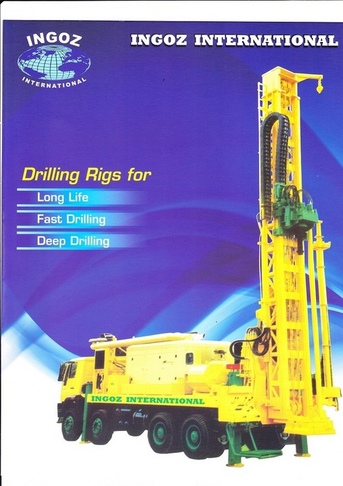 Water Well Drilling Rig - Steel, 3"-10" Borehole Diameter, Diesel Engine | Durable and Precise, Ideal for Hilly Terrain, 300 Meters Depth